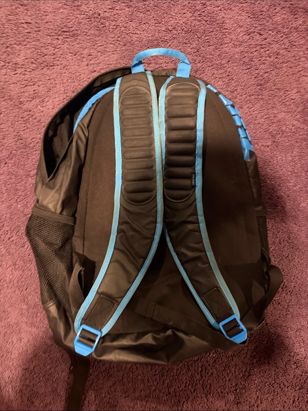 Nike Black and Blue Max Air Backpack